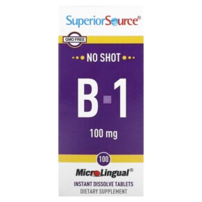 Thực phẩm chức năng Superior Source B-1 100 mg 100 Instant Dissolve Tablets 076635905102