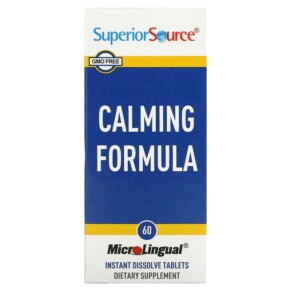 Thực phẩm chức năng Superior Source Calming Formula 60 MicroLingual Instant Dissolve Tablets 076635903658