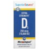 Thực phẩm chức năng Superior Source Extra Strength D3 250 mcg (10.000 IU) 100 MicroLingual Instant Dissolve Tablets 076635908707