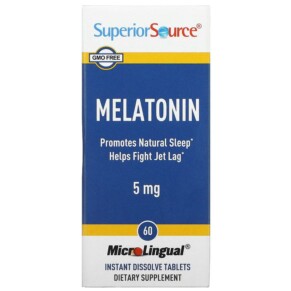 Thực phẩm chức năng Superior Source Melatonin 5 mg 60 MicroLingual Instant Dissolve Tablets 076635907403
