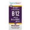 Superior Source Methylcobalamin B-12 B-6 & Folic 60 MicroLingual Instant Dissolve Tablets 5 Thực phẩm chức năng Superior Source Methylcobalamin B-12 B-6 & Folic 60 MicroLingual Instant Dissolve Tablets 076635907007