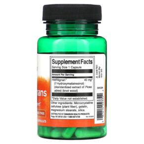 Thành phần vi chất của Swanson 7-HMRlignans 60 Capsules 087614023342