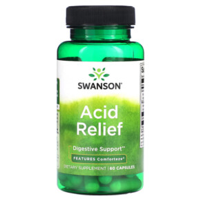 Thực phẩm chức năng Swanson Acid Relief 60 Capsules 087614027777