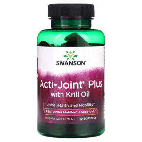 Thực phẩm chức năng Swanson Acti-Joint Plus with Krill Oil 60 Softgels 087614210124