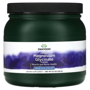 Thực phẩm chức năng Swanson Albion Magnesium Glycinate Powder 5.3 oz (150 g) 087614028606