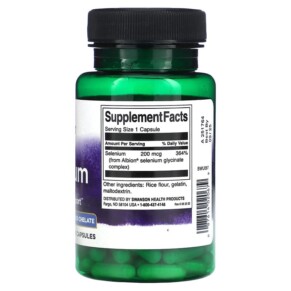 Thành phần vi chất của Swanson Albion Selenium Complex 200 mcg 90 Capsules 087614020679