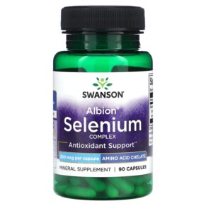 Thực phẩm chức năng Swanson Albion Selenium Complex 200 mcg 90 Capsules 087614020679