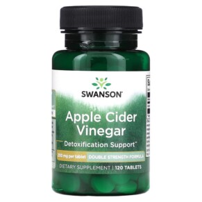 Thực phẩm chức năng Swanson Apple Cider Vinegar 200 mg 120 Tablets 087614040363