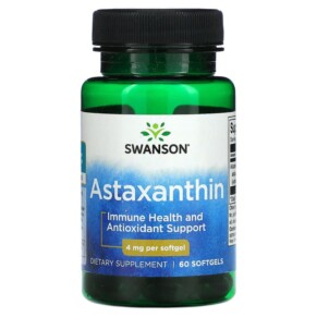 Thực phẩm chức năng Swanson Astaxanthin 4 mg 60 Softgels 087614027302