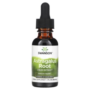 Thực phẩm chức năng Swanson Astragalus Root Liquid Extract Alcohol & Sugar Free 1 fl oz (29.6 ml) 087614112169