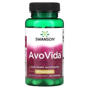 Thực phẩm chức năng Swanson AvoVida 100 mg 60 Capsules 087614021942