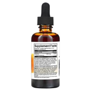 Thành phần vi chất của Swanson B12 Cyanocobalamin Liquid Strawberry 1.000 mcg 2 fl oz (59 ml) 087614112213