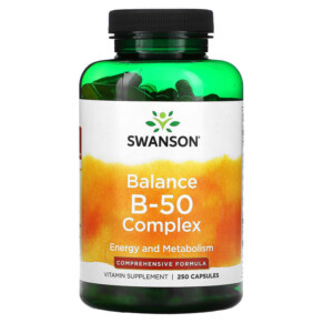 Thực phẩm chức năng Swanson Balance B-50 Complex 250 Capsules 087614010588