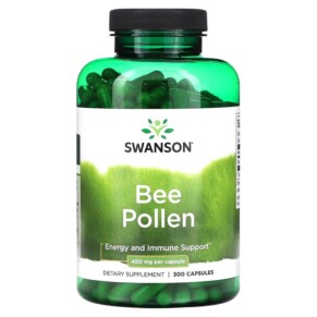 Thực phẩm chức năng Swanson Bee Pollen 400 mg 300 Capsules 087614013176
