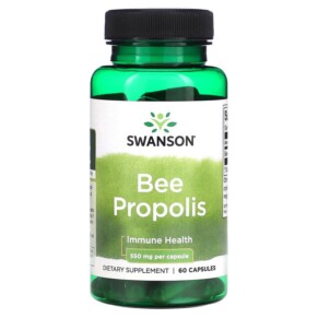 Thực phẩm chức năng Swanson Bee Propolis 550 mg 60 Capsules 087614013244