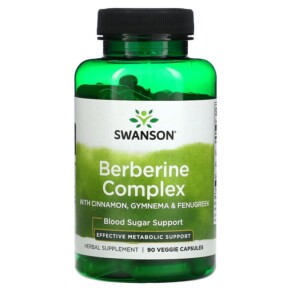 Thực phẩm chức năng Swanson Berberine Complex 90 Veggie Capsules 087614116297