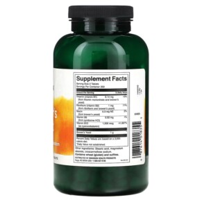 Thành phần vi chất của Swanson Brewer's Yeast 500 mg 500 Tablets 087614018355