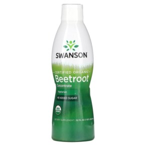 Thực phẩm chức năng Swanson Certified Organic Beetroot Concentrate 32 fl oz (946 ml) 087614241999