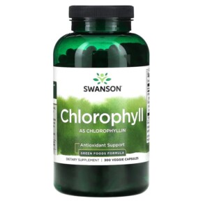 Thực phẩm chức năng Swanson Chlorophyll 300 Veggie Capsules 087614060200