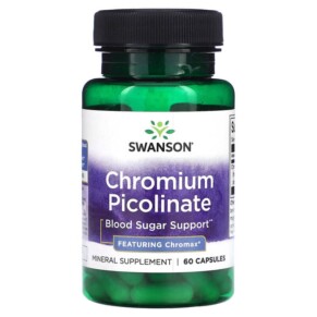 Thực phẩm chức năng Swanson Chromium Picolinate 60 Capsules 087614040059