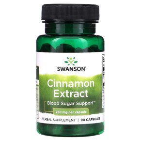 Thực phẩm chức năng Swanson Cinnamon Extract 250 mg 90 Capsules 087614141145