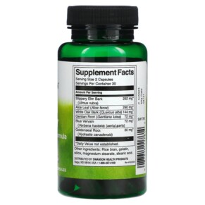 Thành phần vi chất của Swanson Colon Helper Colon Cleansing Formula 60 Capsules 087614117614