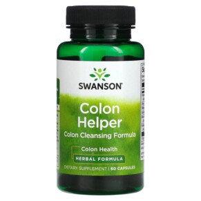 Thực phẩm chức năng Swanson Colon Helper Colon Cleansing Formula 60 Capsules 087614117614