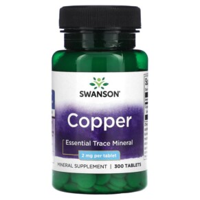 Thực phẩm chức năng Swanson Copper 2 mg 300 Tablets 087614012230