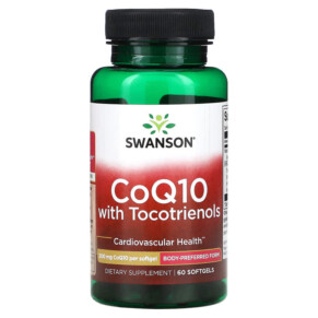 Thực phẩm chức năng Swanson CoQ10 with Tocotrienols 200 mg 60 Softgels 087614023458