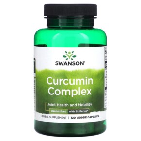 Thực phẩm chức năng Swanson Curcumin Complex 120 Veggie Capsules 087614142845