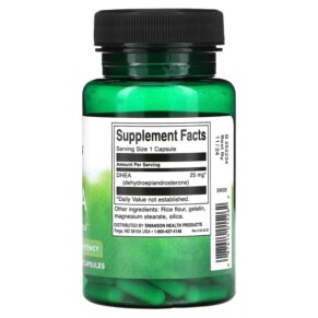 Thành phần vi chất của Swanson DHEA High Potency 25 mg 120 Capsules 087614015262