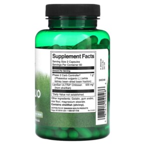 Thành phần vi chất của Swanson Diet Duo 120 Capsules 087614040486