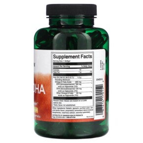 Thành phần vi chất của Swanson EPA & DHA Lemon 120 Softgels 087614170152