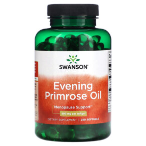 Thực phẩm chức năng Swanson Evening Primrose Oil 500 mg 250 Softgels 087614170091