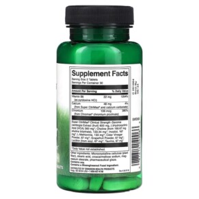 Thành phần vi chất của Swanson Fat Burner 60 Tablets 087614040066