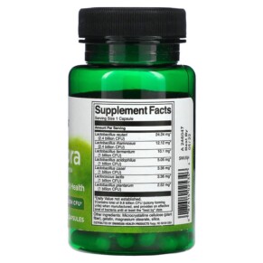 Thành phần vi chất của Swanson FemFlora Probiotic For Women 9.8 Billion CFU 60 Capsules 087614025346