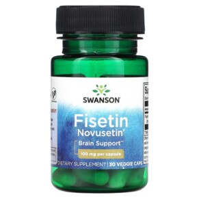 Thực phẩm chức năng Swanson Fisetin Novusetin 100 mg 30 Veggie Caps 087614027074