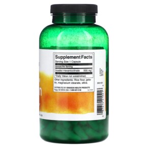 Thành phần vi chất của Swanson Flush Free Niacin 500 mg 240 Capsules 087614210216