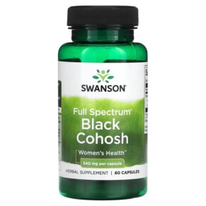 Thực phẩm chức năng Swanson Full Spectrum Black Cohosh 540 mg 60 Capsules 087614113449