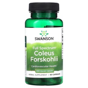 Thực phẩm chức năng Swanson Full Spectrum Coleus Forskohlii 400 mg 60 Capsules 087614114286