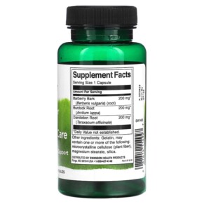 Thành phần vi chất của Swanson Full Spectrum Herbal Gallbladder Care 60 Capsules 087614114927