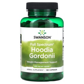 Thực phẩm chức năng Swanson Full Spectrum Hoodia Gordonii 400 mg 180 Capsules 087614110516