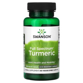 Thực phẩm chức năng Swanson Full Spectrum Turmeric 750 mg 60 Veggie Embo Caps AP 087614114897