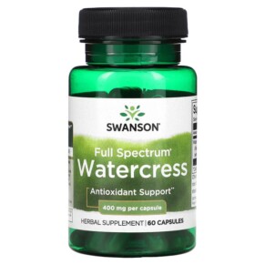 Thực phẩm chức năng Swanson Full Spectrum Watercress 400 mg 60 Capsules 087614115801