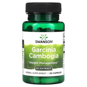 Thực phẩm chức năng Swanson Garcinia Cambogia 5:1 Extract 60 Capsules 087614115788