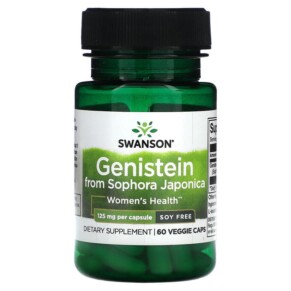 Thực phẩm chức năng Swanson Genistein from Sophora Japonica Soy Free 125 mg 60 Veggie Capsules 087614028729