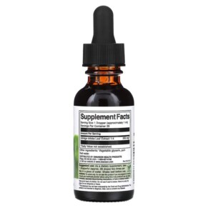 Thành phần vi chất của Swanson Ginkgo Biloba Liquid Extract Alcohol & Sugar Free 1 fl oz (29.6 ml) 087614111766