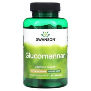 Thực phẩm chức năng Swanson Glucomannan 665 mg 90 Capsules 087614117430