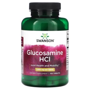 Thực phẩm chức năng Swanson Glucosamine HCI 1.500 mg 100 Tablets 087614018423