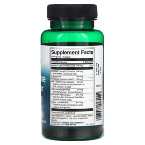 Thành phần vi chất của Swanson Glutathione Precursor Complex 60 Capsules 087614025421